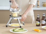 Commercial Vegetable Fruit Chopper, Stainless Steel French Fry Cutter with 4 Blades 1/4" 3/8" 1/2", V952-GGSSDQTJJB412RXV9V0