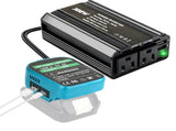 300W Power Inverter Compatible with Makita, DC 18V to AC 110-120V Battery Inverter, Portable Battery V1107-CS-MZJSDHHY11