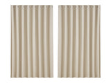 Artiss 2X Blockout Curtains Eyelet 300x230cm Beige BC-MATT-300X230-BG