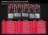 SEDY 320Pcs Helicoil Thread Repair Kit SAE Metric HSS Drill Bits Thread Restorer V465-86122