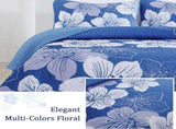 Blue Floral Boho Charm Bedspread Coverlet 3 Piece Set V745-AC080811Q13U