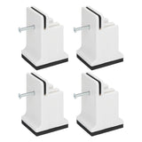 4pcs Adjustable Furniture Risers with Screw Clamp Rubber Bed Couch Risers for Heavy Duty Furniture V1294-YM0626-3117220279311