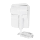 1300W Hair Dryer with Holder 2 Levels Temperature Wall Mount Hair Blow Dryer for Hotel Bathroom EU V1294-YM0901-3113250014711