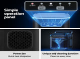 Devanti Ice Maker Machine Portable 12kg Countertop w/Self Cleaning 1.3L Black IM-ZB12K-BK