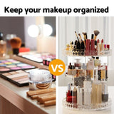 Embellir Makeup Case Acrylic Rotating Cosmetic Organizer Storage Display Holder CASE-STAND-PP-6LAYER-TP