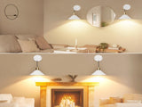 Battery Operated Sconce, Wireless Lights Set of 2, 13 RGB Colors Dimmable Battery Powered V1171-CB-WLPD-W-RGB-BO2