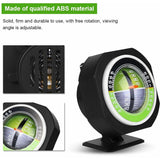 4X4 Inclinometer, Car Inclinometer, Outdoor Auto Mini Compact Compass Luminous LED Car Compass Angle V1188-MS-227-0506
