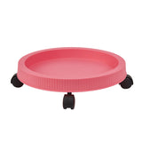 Pink 3-Tier Stackable Strawberry & Vegetable Planter with Mobile Wheel Tray - Space-Saving Vertical V888-ELOSUNG42021