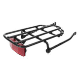 Black Steel Rear Bike Rack Carrier, Design Luggage Holder for Easy Transport V1366-AZ2-W-21498