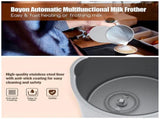 4-in-1 Electric Milk Frother 350ml Hot Cold Coffee Foam Maker Stainless Steel V1263-JX-5682