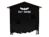 Bat House for Outdoor 3 Chamber Weather Proof Wooden Bat Shelter Box for Garden Patio Backyard V1294-YM0901-3111250152011