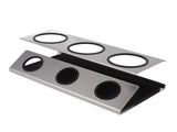 Bottle Drain Drying Rack 304 Stainless Steel Silicone Pad Silver 3 Holes Soda Bottle Drying Rack for V1294-YM0523-3118220075811