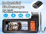 8mm-5M Industrial Endoscope Camera with Light, 4.3 Screen, 8mm Scope IP67 Waterproof Borescope, V1107-CS-RKVHSJ6