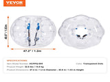 Inflatable Bumper Balls 2-Pack, 4FT/1.2M Body Sumo Zorb Balls for Teen & Adult, 0.8mm Thick PVC V952-QSNKCQPPQZJ4LJ1T5V0
