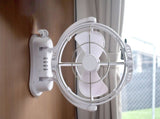 White Caframo FOR Sirocco 11 12v 24VOLT 360 Fan Caravan BOAT ACCESSORIE V201-RV1224WH8AU