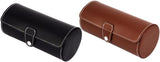 2 Pack Watch Travel Case PU Leather Watch Roll With Velvet Lining For Men And Women Travel And Home V1237-ZY-807-329