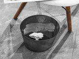 12L Large Capacity Trash Can for Home Office Kitchen Translucent Plastic Wastebask with Stylish V1370-AZ4-09480