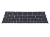 25W 18V Portable Monocrystalline Silicon Dual-USB Charging Solar Panel for Light Car Boat V1294-YM0901-3119200012011