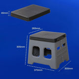 Portable Camping Toilet Foldable with Lid, 150 kg Load Capacity, for Road Trips and Camping Indoors V1188-MS-325-1021