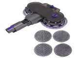 Electric Mop Head Attachment with 4 Mop Pads Dry Wet Mopping Head for V7 V8 V10 V11 V12 V15 V1294-YM0703-3113230170811