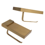 Paper Towel Holder Antique Style Pure Copper Wall Mounted Stable Floating Towel Holder with Shelf V1294-YM0626-3112220097211