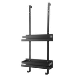 Wall Shower Shelf Large Space Metal Hanging Shower Organizer Rack with Suction Cup for Bathroom V1294-YM0710-3112230068312