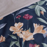 Ardor 250TC Ariana Floral Cotton Sateen Quilt Cover Set King V442-INT-QUILTCS-250TCARIANA-NAVY-KI