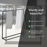 Commercial Clothing Garment Rack Retail Shop Black V63-835721
