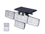 LED Solar Lights Outdoor 4 Adjustable Heads Motion Sensor Light 450LM 3 Modes Wide Angle Wall Light V1294-YM0523-3119210270711