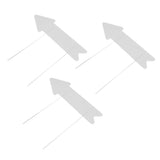 Blank Arrow Signs with Stakes Double Side Water Proof Directional Signs for Wedding Party Decor V1294-YM0901-3111250023911