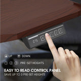 FORTIA Sit To Stand Up Standing Desk, 160x75cm, 72-118cm Electric Height Adjustable, Ergonomically V219-ADKASTFO6WLSA