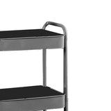 3 Tier Utility Rolling Cart with Caster Wheels Movable Multifunctional Storage Cart for Kitchen V1294-YM0901-3117240235113