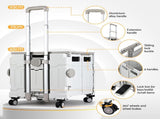 Emajin Shopping Trolley Cart 75L Foldable White ST-75L-PLA-WH