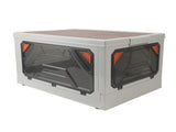 Foldable Stackable Storage Bins Multipurpose Large Capacity Plastic Storage Box with Lids for V1294-YM0901-3117240235411