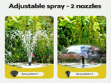 Gardeon Solar Submersible Water Pond Fountain Pump with Filter Box 6FT 1190L/H FOUNT-POND-B-1100-BOX