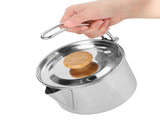 Stainless Steel Kettle Portable Folding Coffee Tea Pot for Outdoor Barbecue Camping Picnic V1294-YM0901-3111200245811