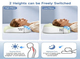 Memory Foam Cervical Pillow, Neck Comfort Support,Ergonomic High-Low Contour Neck Pillow, Supportive V1107-115-95658