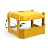 CARLA HOME Upgraded Chick Brooder Heating Plate - Adjustable Height - Yellow - Chicken Heater V178-36541