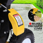 Ducar 7HP Wood Chipper Shredder Mulcher Grinder Petrol Yellow Black WCP-Z05-YLBK