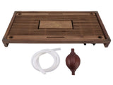 Gongfu Tea Tray Water Storage Drainage Home Decoration Ornament Serving Tray for Office Brown V1294-YM0521-3118230040111