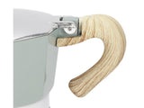 Stovetop Coffee Maker, Aluminum Moka Pot Kettle for Home Kitchen, 150ml V1263-JX-2994
