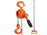 Manual Lever Chain Hoist, 1/2 Ton 1100 lbs Capacity 10 FT Come Along, G80 Galvanized Carbon Steel V952-MNSBHL12T10FTJ83GV0
