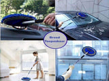 Telescopic Car Wash Brush with Detachable Microfiber Pad and Scratch-Free Wash Glove, Extendable V1189-LC-QP-00793