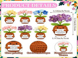 6 Pcs Christian Gift for Women Faith Scripture Religious Positive Handmade Crochet Doll with Bible V1259-DP01-A-4806