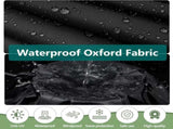 Garden Furniture Cover 115x190cm Waterproof Outdoor Furniture Protector for Garden Chairs Black V1258-DP02-BOL-559
