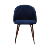 Levede 2x Dining Chairs Seat French Navy CH1037-2-NV