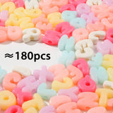500Gram Large Letters Big Chunky Letter A-Z Acrylic Alphabet Bubbles for Paracord V1370-AZ4-15738