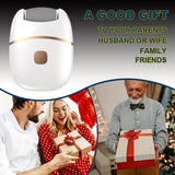 Rechargeable electric foot exfoliator with 6 replaceable heads for removing dead skin and polishing. V1105-YAZB-001