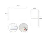 4Pcs Blank Yard Signs with H Stakes - 4pcs V1263-JX-918