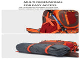 Orange Blue Black Royal Mountain backpack, Extreme 35L backpack, travel backpack, outdoor backpack, V1106-127-BLU-44156